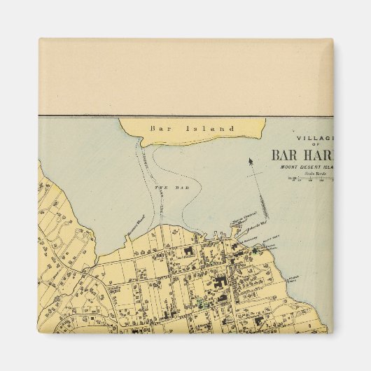 Aimant Bar Harbour (Devant)