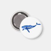 Aimant Bar Harbour Maine Whale (Recto/Verso)