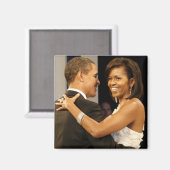 Aimant Barack & Michele Obama (Recto/Verso)