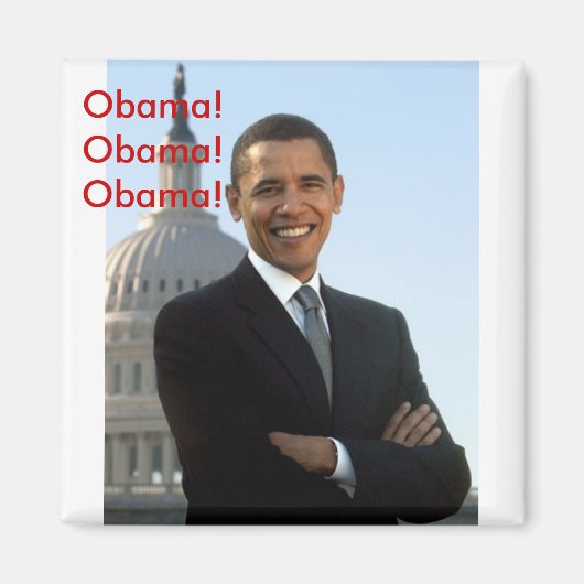Aimant Barack Obama (Devant)