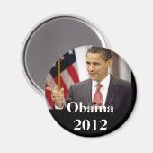 Aimant Barack Obama 2012 (Recto/Verso)
