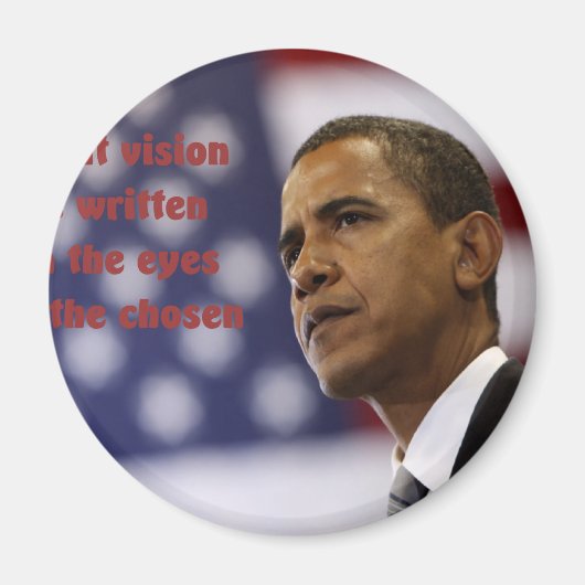 Aimant Barack Obama a choisi (Devant)