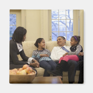 Aimant Barack Obama et sa famille