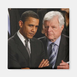 Aimant Barack Obama et Ted Kennedy
