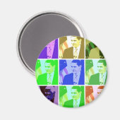 Aimant Barack Obama Pop Art (Recto/Verso)