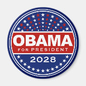 Aimant Barack Obama Président 2028 (Devant)
