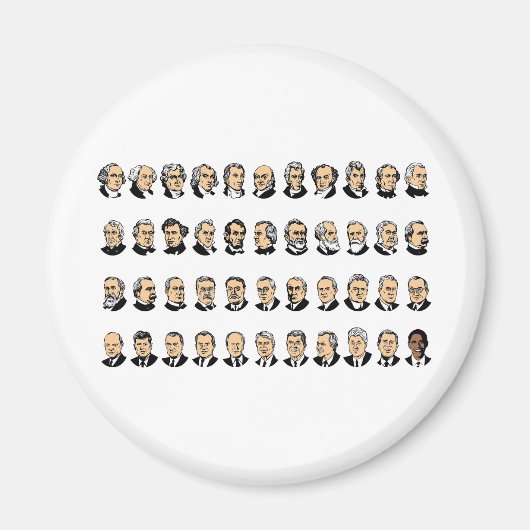 Aimant Barack Obama - Présidents Des États-Unis (Devant)