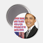 Aimant Barack Obama, Retour À Retour_ (Recto/Verso)