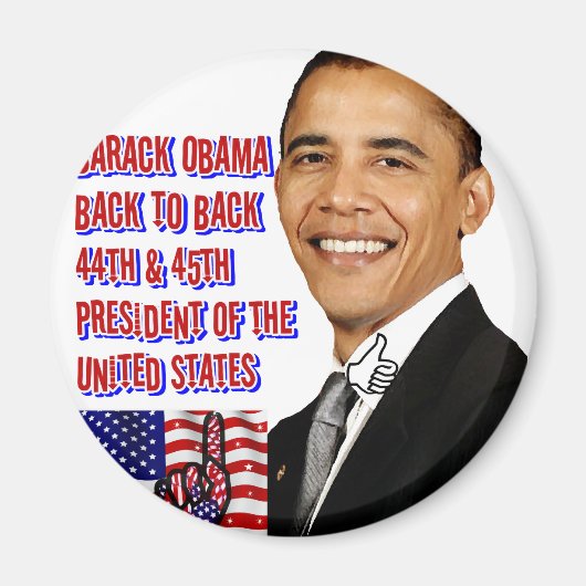 Aimant Barack Obama, Retour À Retour_ (Devant)