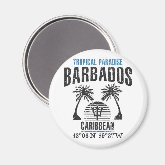 Aimant Barbade (Recto/Verso)