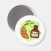 Aimant Barbe-mignon Funny Barbecue Pun (Recto/Verso)