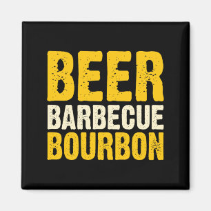 Aimant Barbecue à la Bière Barbecue Jardin Grillée Fête