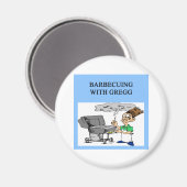 Aimant barbecue avec gregg (Recto/Verso)