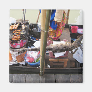 Aimant Barbecue de viande de crocodile ... Thaïlande