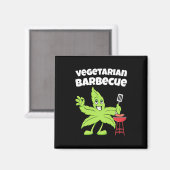 Aimant Barbecue végétarien (Recto/Verso)