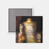 Aimant Barber - Poudre de toilette violette Sharp & Dohme (Recto/Verso)