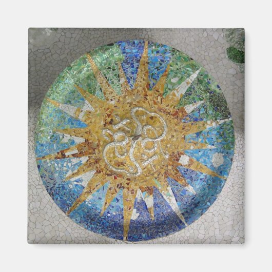 Aimant Barcelona Park Guell (Devant)