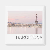 Aimant Barcelona Skyline Sunset Catalogne Espagne (Devant)