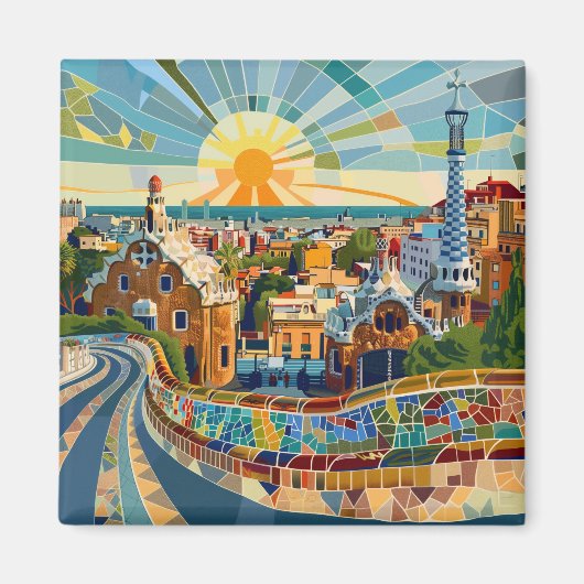 Aimant Barcelona Souvenir (Devant)