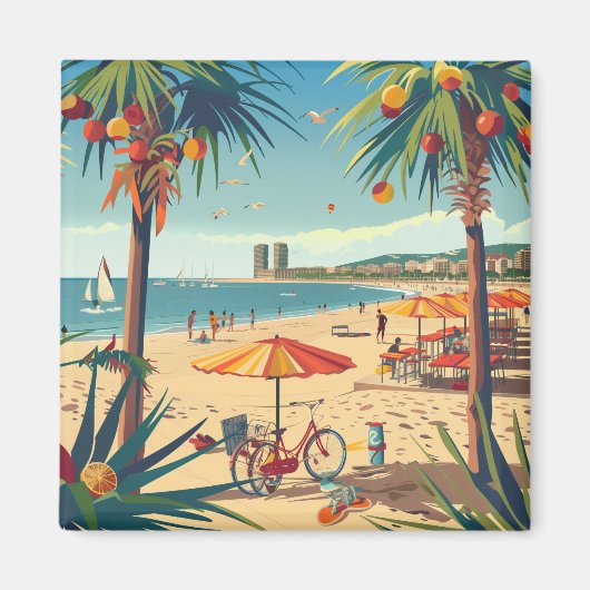 Aimant Barcelona Souvenir  (Devant)