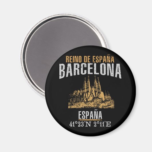 Aimant Barcelone (Recto/Verso)