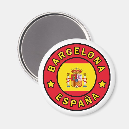 Aimant Barcelone Espagne (Recto/Verso)