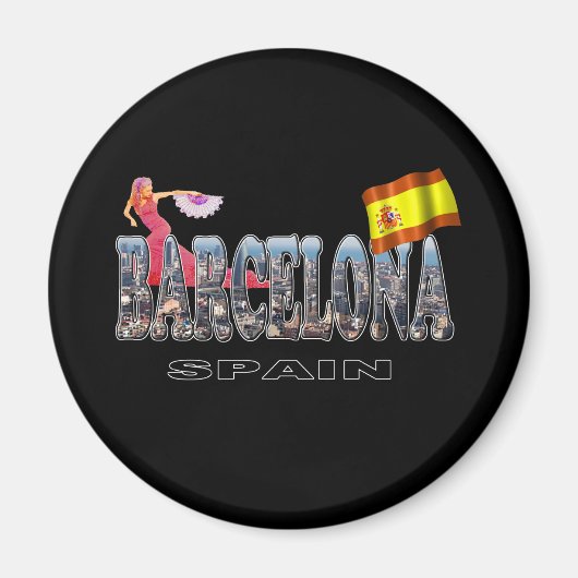Aimant Barcelone Espagne (Devant)
