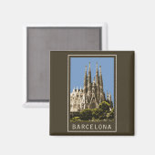 Aimant Barcelone Sagrada Familia (Recto/Verso)