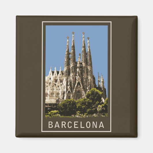 Aimant Barcelone Sagrada Familia (Devant)