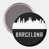 Aimant Barcelone | villes d'Espagne (Recto/Verso)