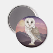 Aimant Barn Owl (Recto/Verso)