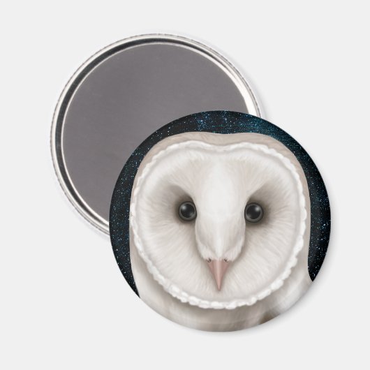 Aimant Barn Owl (Recto/Verso)