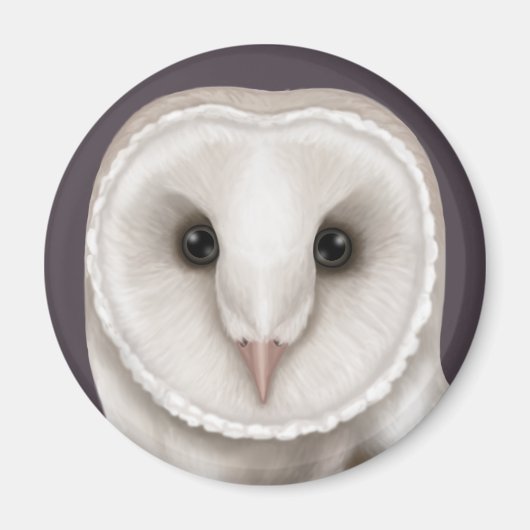 Aimant Barn Owl (Devant)