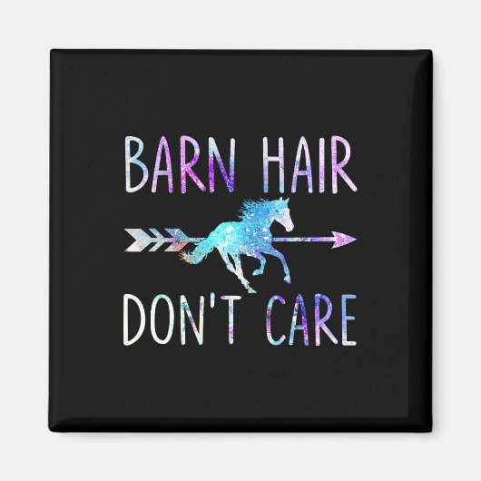 Aimant Barne Cheveux Pas De Soins Amour Cheval Équitation (Devant)