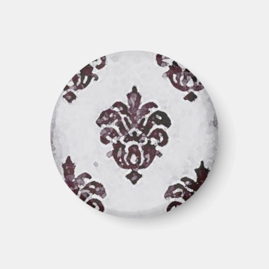 Aimant Baroque ~ Bouton (Devant)