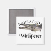 Aimant Barracuda Whisperer de couleur claire (Recto/Verso)