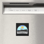 Aimant Barranquilla Colombie Skyline Panorama (In Situ (Lave-vaisselle))