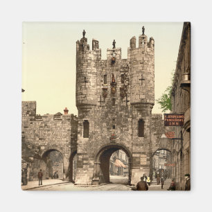 Aimant Barre de Micklegate, York, Yorkshire, Angleterre