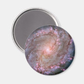 Aimant Barred Spiral Galaxy Messier 83. (Recto/Verso)