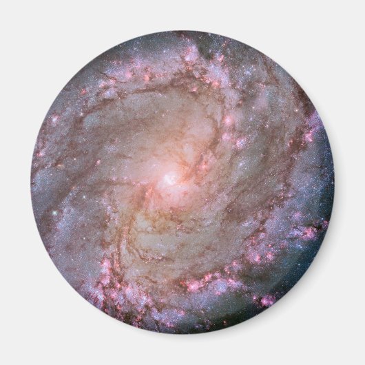 Aimant Barred Spiral Galaxy Messier 83. (Devant)