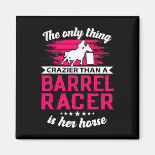 Aimant Barrel Racing Roping Horseback équitation Rodéo