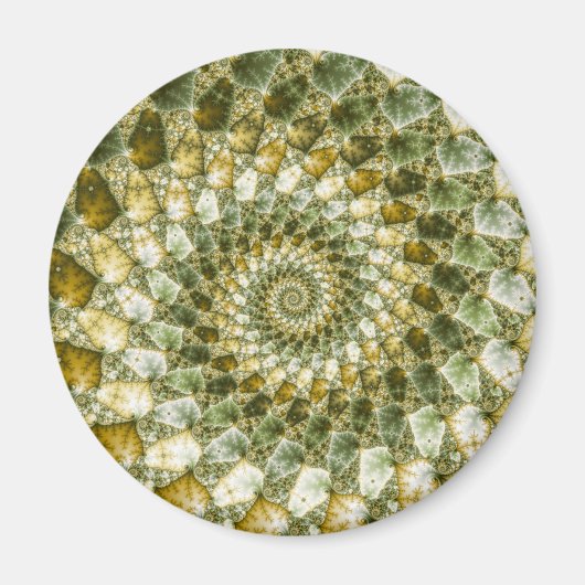 Aimant Barres marbrées - Mandelbrot Art (Devant)