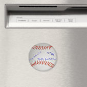 Aimant Baseball autographe (In Situ (Lave-vaisselle))