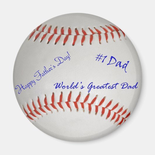 Aimant Baseball autographe (Devant)