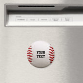 Aimant Baseball avec nom personnalisé (In Situ (Lave-vaisselle))