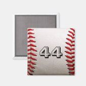 Aimant Baseball avec numéro personnalisable (Recto/Verso)