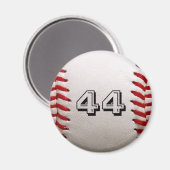 Aimant Baseball avec numéro personnalisable (Recto/Verso)