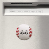 Aimant Baseball avec numéro personnalisable (In Situ (Lave-vaisselle))