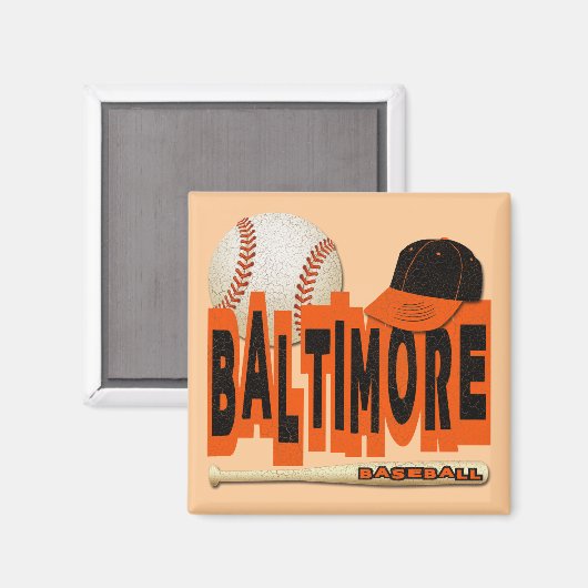 AIMANT BASEBALL BALTIMORE (Recto/Verso)