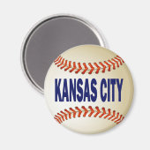 AIMANT BASEBALL DE LA VILLE KANSAS (Recto/Verso)